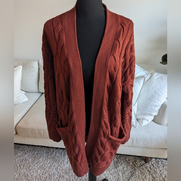 Wilfred Sweaters - Aritzia Wilfred Cable Knit Cardigan